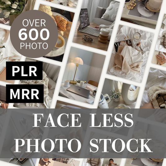 【再販権利付】face less  photo stock 600+